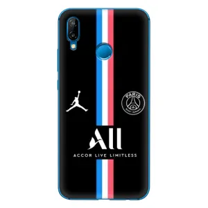 Чехлы PSG для Huawei P20 Lite (2019) (AlphaPrint) (футболка ПСЖ)