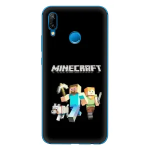 Чохол Майнкрафт на Huawei P20 Lite (2019) (AlphaPrint) Minecraft (герої Minecraft)