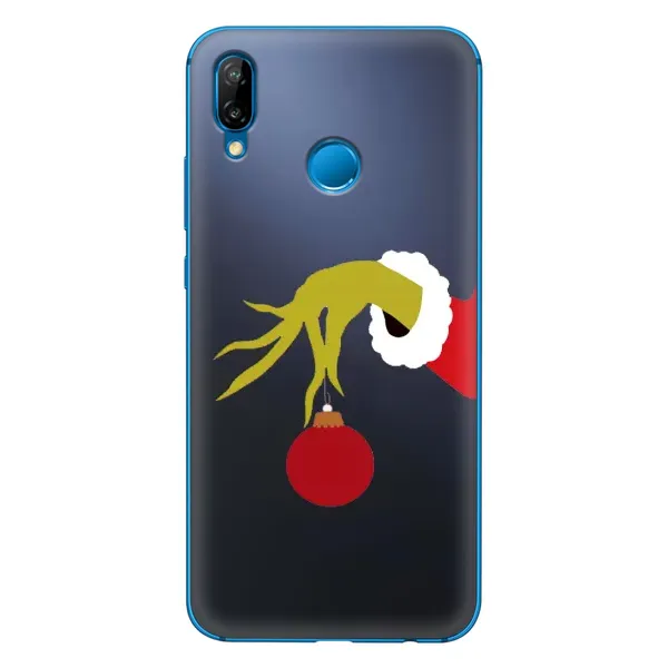 Чехол с принтом «Гринч с игрушкой» для Huawei P20 Lite (2019)