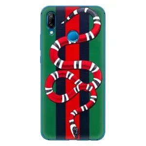 Чехлы ГУЧЧИ для П20 Лайт 2019 (AlphaPrint) (Gucci змия)