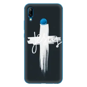 Чехол для Huawei P20 Lite (2019) (AlphaPrint) - (Христианские) (Иисус)
