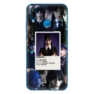 Чехлы Венсдей на Huawei P20 Lite (2019) Уэнсдей (AlphaPrint) (коллаж Уэнздей)