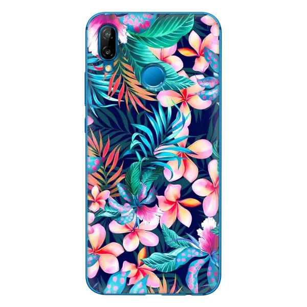 Чехол с принтом «Красочные цветы» для Huawei P20 Lite (2019)