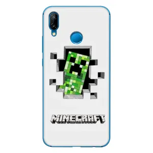 Чохол Майнкрафт на Huawei P20 Lite (2019) (AlphaPrint) Minecraft (кріпер Майнкрафт)
