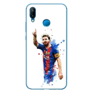 Чехлы Месси для Huawei P20 Lite (2019) (AlphaPrint) (Лео Месси)