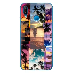 Силіконовий чохол з КАРТИНКАМИ літо для Huawei P20 Lite (2019) (AlphaPrint) (Літня відпустка)