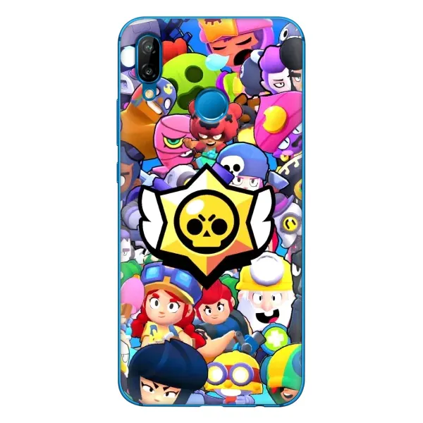 Чехол с принтом «Лого Brawl Stars» для Huawei P20 Lite (2019)