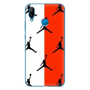 Чехлы для Huawei P20 Lite (2019) - с картинкой JORDAN (AlphaPrint) (Лого Джордан)