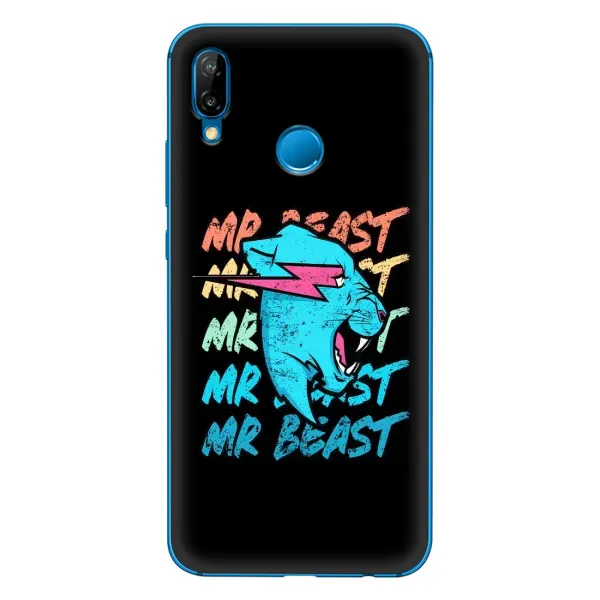 Чехол с принтом «logo Mr beast» для Huawei P20 Lite (2019)