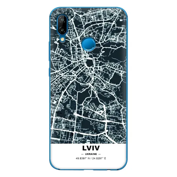 Чехол с принтом «Львов» для Huawei P20 Lite (2019)