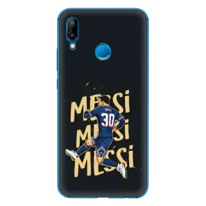 Чехлы для Huawei P20 Lite (2019) (Leo чемпион) (AlphaPrint) (Messi ПСЖ)