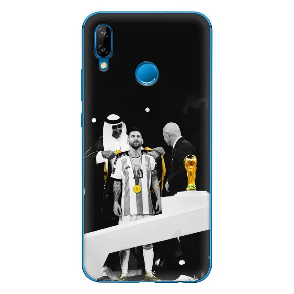 Чехол с принтом «Месси в накидке» для Huawei P20 Lite (2019)