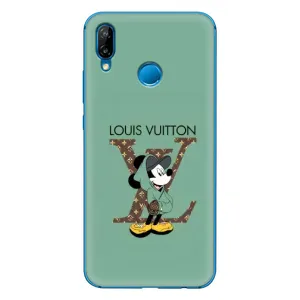 Чехлы Луи Витон для Huawei P20 Lite (2019) (AlphaPrint - LOUIS VUITTON) (Микки Маус LV)