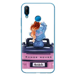 Чохол з друком для Huawei P20 Lite (2019) - (Мода) (AlphaPrint) (На машині)