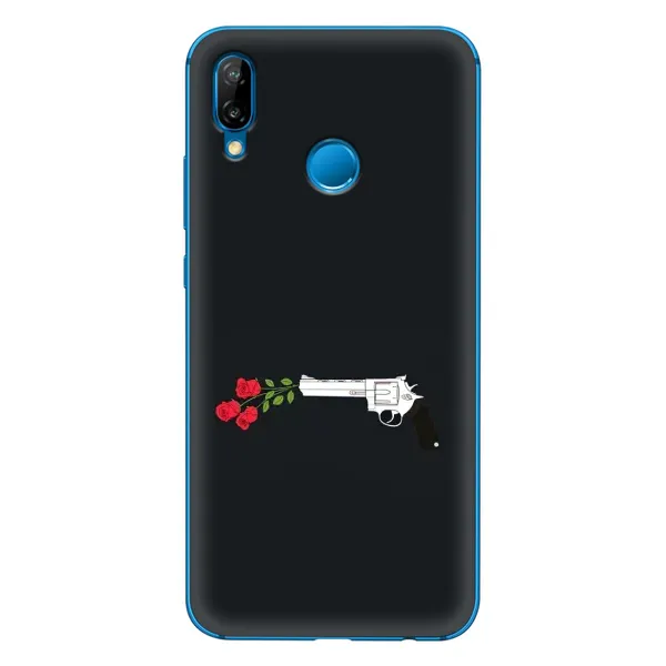 Чехол с принтом «Неожиданные цветы» для Huawei P20 Lite (2019)