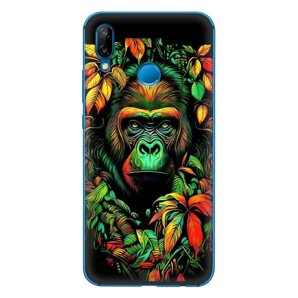 Чехол с принтом «Обезьяна в тропиках» для Huawei P20 Lite (2019)