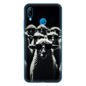 Чохол з принтом стильні тварини для P20 Lite 2019 (Овечка в окулярах)