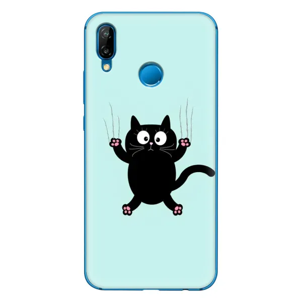 Чехол с принтом «Падающий кот» для Huawei P20 Lite (2019) Чехол с принтом «Падающий кот» для Huawei P20 Lite (2019)