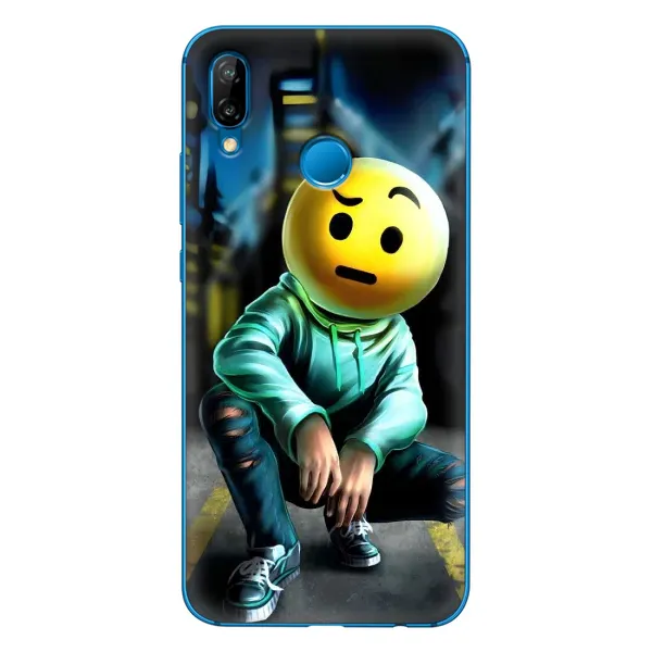 Чехол с принтом «Парень смайл» для Huawei P20 Lite (2019)