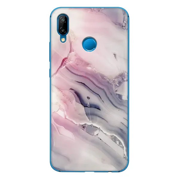 Чехол с принтом «Пурпурный Мрамор» для Huawei P20 Lite (2019)