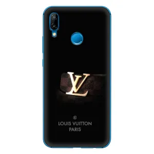 Чехлы Луи Витон для Huawei P20 Lite (2019) (AlphaPrint - LOUIS VUITTON) (ремешок LV)