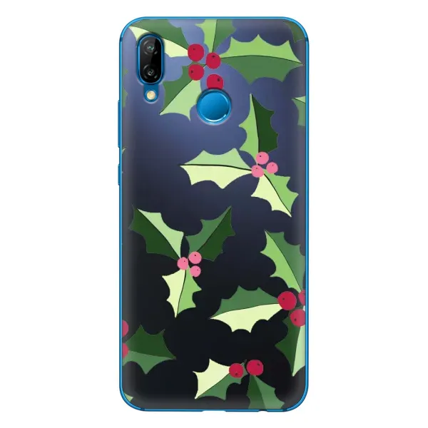 Чехол с принтом «Рождественский фон» для Huawei P20 Lite (2019)