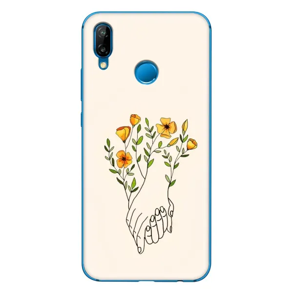 Чехол с принтом «Руки любви» для Huawei P20 Lite (2019)