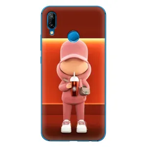 Крутые Чехлы Луи Виттон для Huawei P20 Lite (2019) (AlphaPrint) (С Кофе)