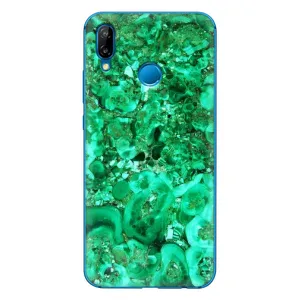 Мраморный чехол на Huawei P20 Lite (2019) (VPrint) (Салатный Мрамор)
