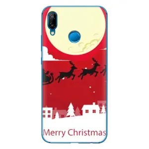 Різдвяні Чохли для Huawei P20 Lite (2019) (VPrint) (Санта з оленями)