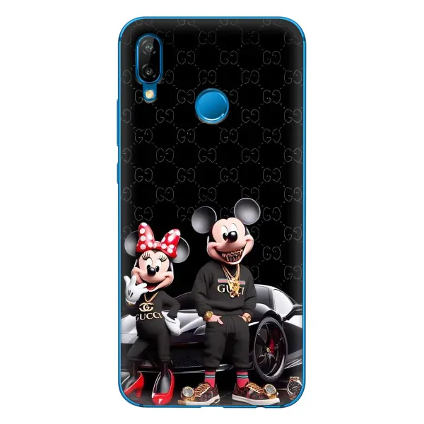 Чехол с принтом «Семья Маусов» для Huawei P20 Lite (2019)