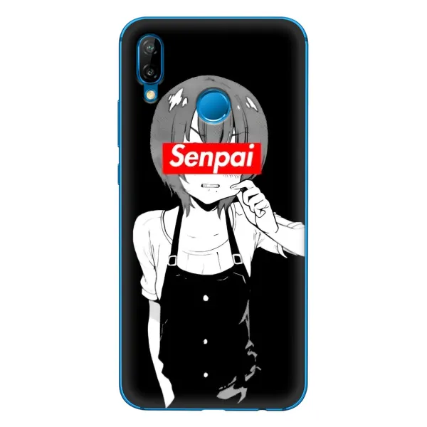 Чехол с принтом «Senpai» для Huawei P20 Lite (2019)