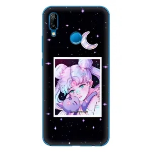 Чехлы Персонажи Аниме Наруто для Huawei P20 Lite (2019) (AlphaPrint) (Сейлор Мун)