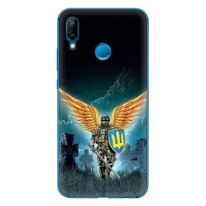 Чехлы с картинкой ЗСУ для Huawei P20 Lite (2019) (AlphaPrint) (Солдат ЗСУ)