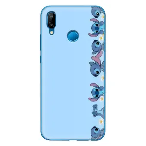 Чехол с принтом Стич на Huawei P20 Lite (2019) (Стич фон)