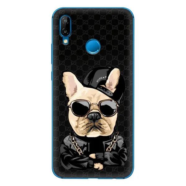 Чехол с принтом «Стильная собака» для Huawei P20 Lite (2019)