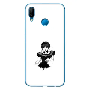 Чехлы Венсдей на Huawei P20 Lite (2019) Уэнсдей (AlphaPrint) (танец Уэнздей)