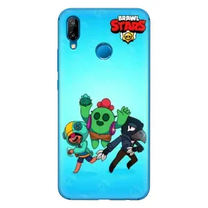 Чехлы Brawl Stars для Huawei P20 Lite (2019) (AlphaPrint) (Трио героев)