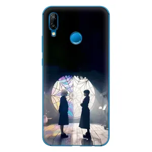 Чехлы Венсдей на Huawei P20 Lite (2019) Уэнсдей (AlphaPrint) (Уэнздей и Инид)
