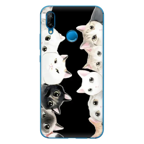 Чехол с принтом «Взгляд котов» для Huawei P20 Lite (2019) Чехол с принтом «Взгляд котов» для Huawei P20 Lite (2019)