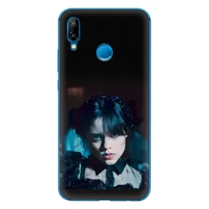 Чехлы Венсдей на Huawei P20 Lite (2019) Уэнсдей (AlphaPrint) (взгляд Уэнздей)