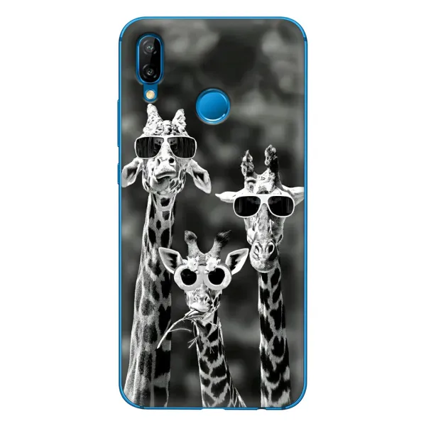 Чехол с принтом «Жирафы в очках» для Huawei P20 Lite (2019) Чехол с принтом «Жирафы в очках» для Huawei P20 Lite (2019)