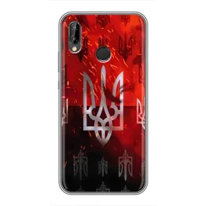 Украинские Чехлы для Huawei P20 Lite, Ane-L02 с картинкой УПА (AlphaPrint) (ГЕРБ УПА)