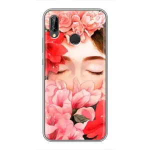 Чехлы (ART) Цветы на Huawei P20 Lite, Ane-L02 (VPrint) (Очі в квітах)