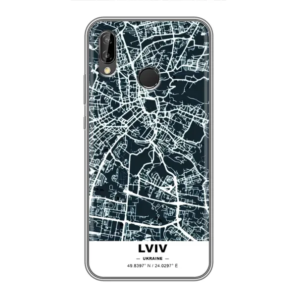 Чехол с принтом «Львов» для Huawei P20 Lite (ANE-L02)