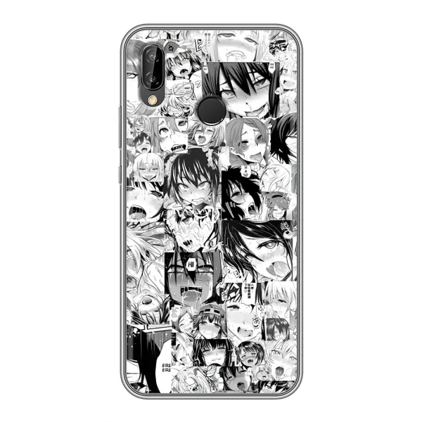 Чехол с принтом «Ahegao manga» для Huawei P20 Lite (ANE-L02)