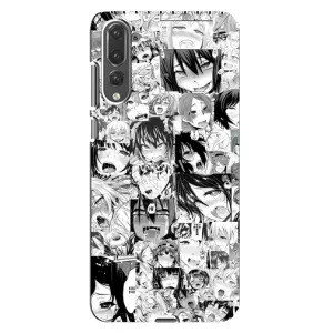 Чехлы Персонажи Аниме Наруто для Huawei P20 Pro, CLT-L04 (AlphaPrint) (Ahegao manga)