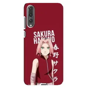 Чехлы Персонажи Аниме Наруто для Huawei P20 Pro, CLT-L04 (AlphaPrint) (Аниме Сакура)