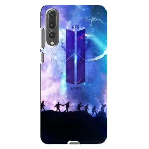 Чехлы BTS для Huawei P20 Pro, CLT-L04 (AlphaPrint) (Army BTS)