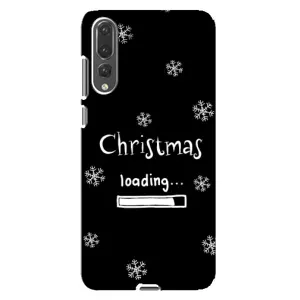 Рождественские, Праздничные Чехлы для Хуавей П20 Про (Christmas loading)